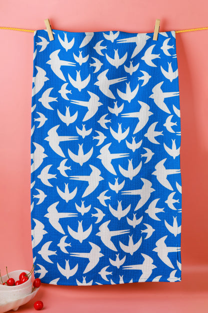 "Love is in the Air" Bird Towel Set