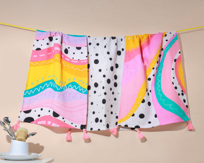 Abstract Pop Art Kitchen Towel Set