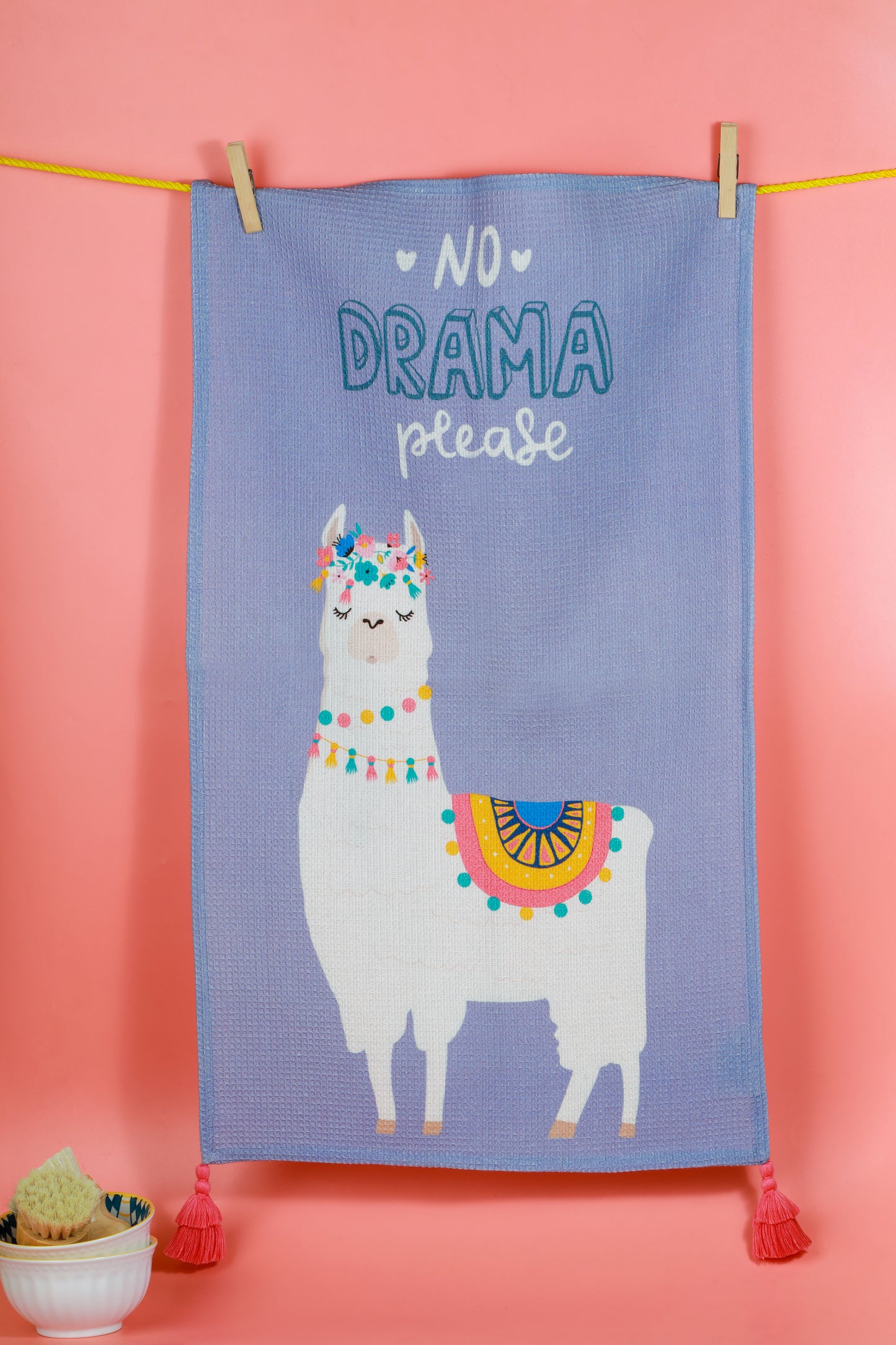 "No Drama Llama" Kitchen Towel Set