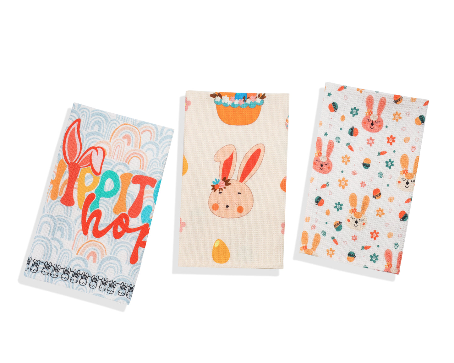 "Hip Hop" Easter Bunny Towel Set