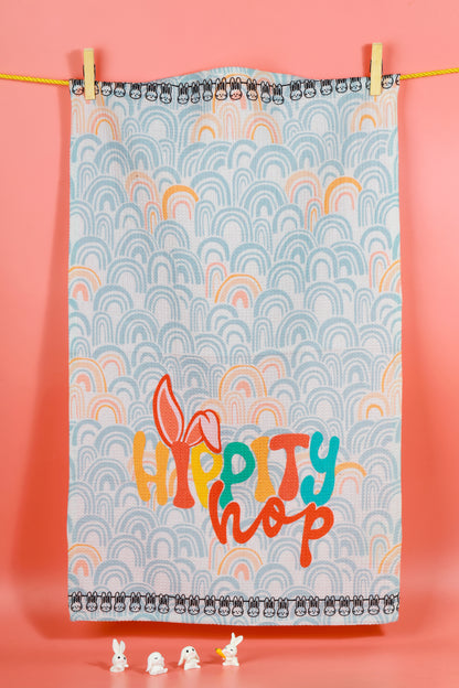 "Hip Hop" Easter Bunny Towel Set