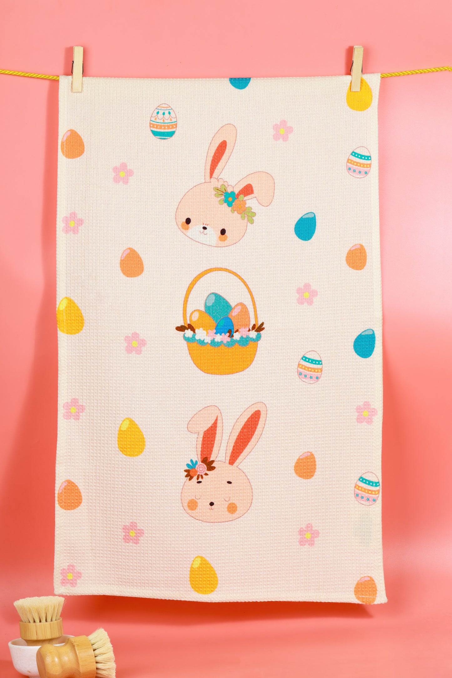 "Hip Hop" Easter Bunny Towel Set