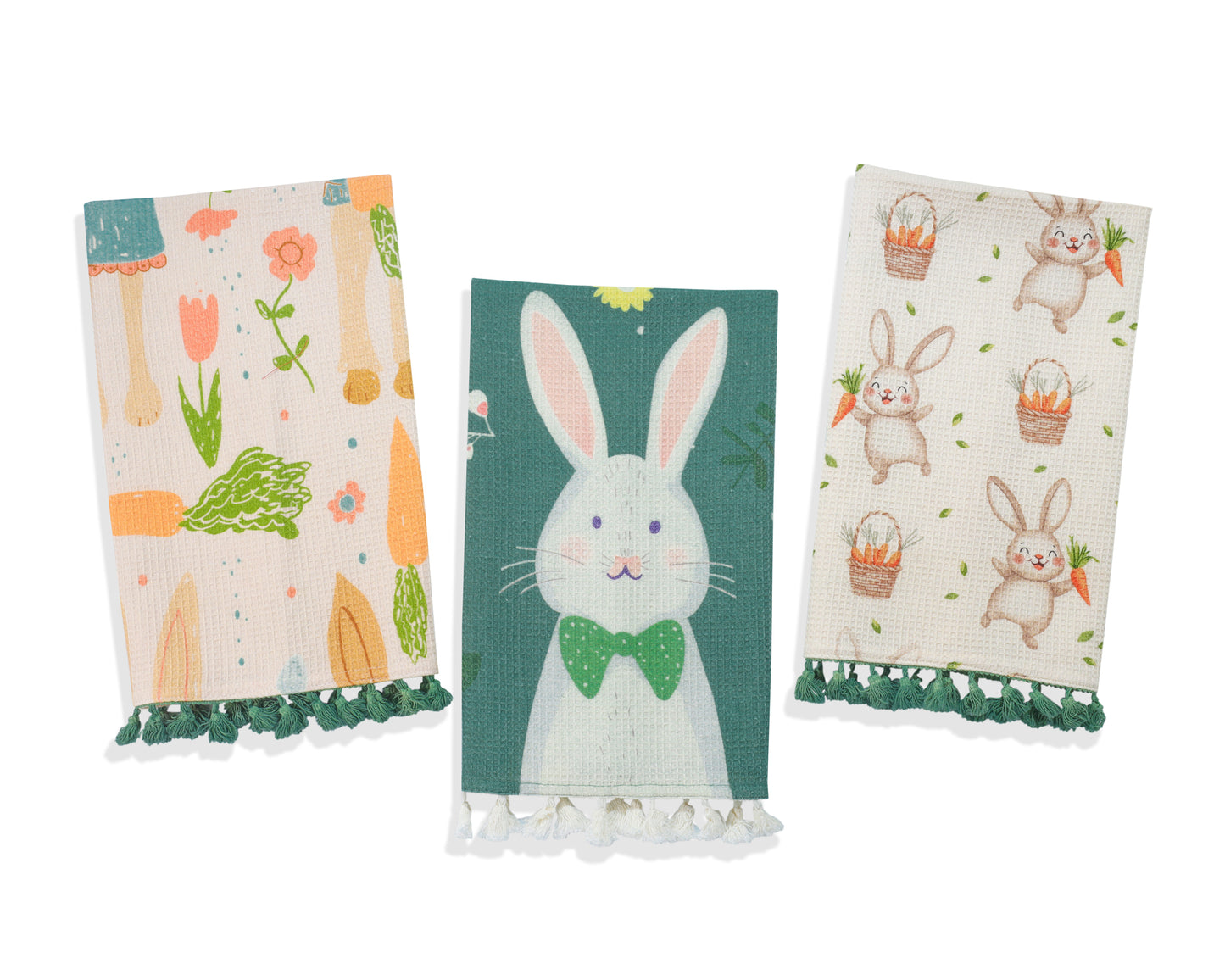 Spring Garden Bunny Towel Set