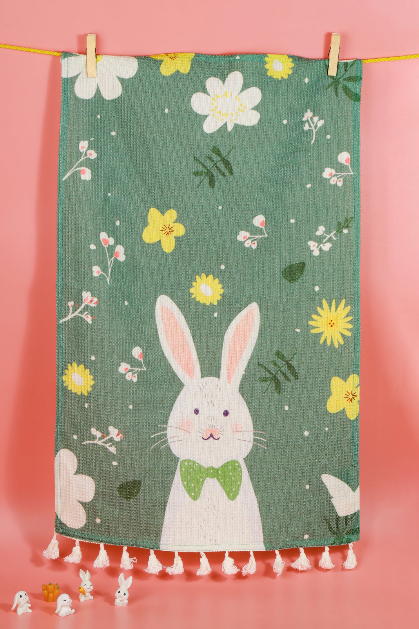 Spring Garden Bunny Towel Set