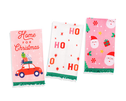 "Home for Christmas" Holiday Towel Set