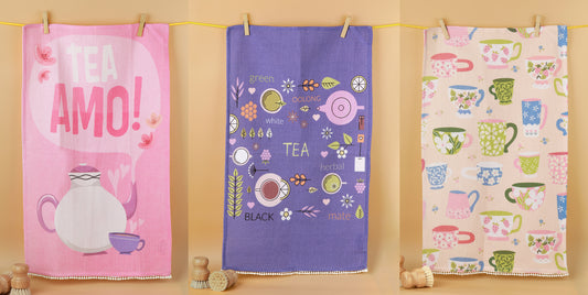 "Time for Tea" Kitchen Towel Set