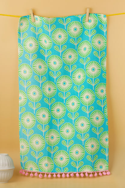 Retro Pop Floral Towel Set
