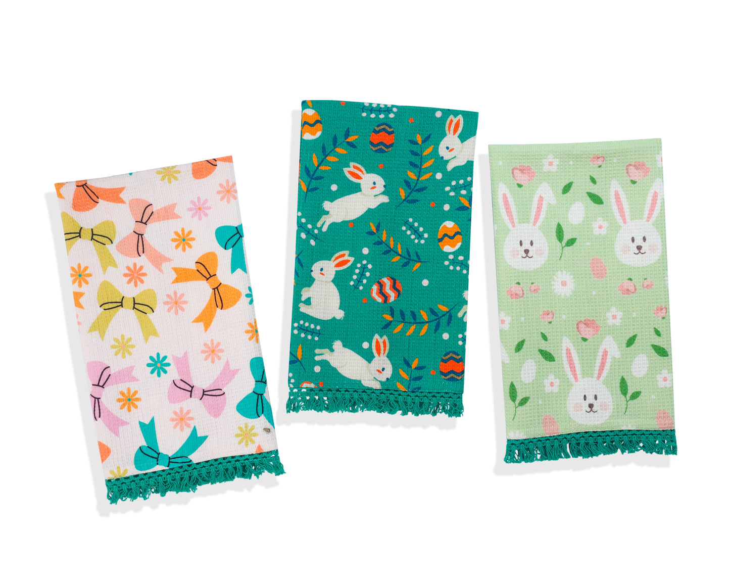 "Hoppy Spring" Bunny Towel Set
