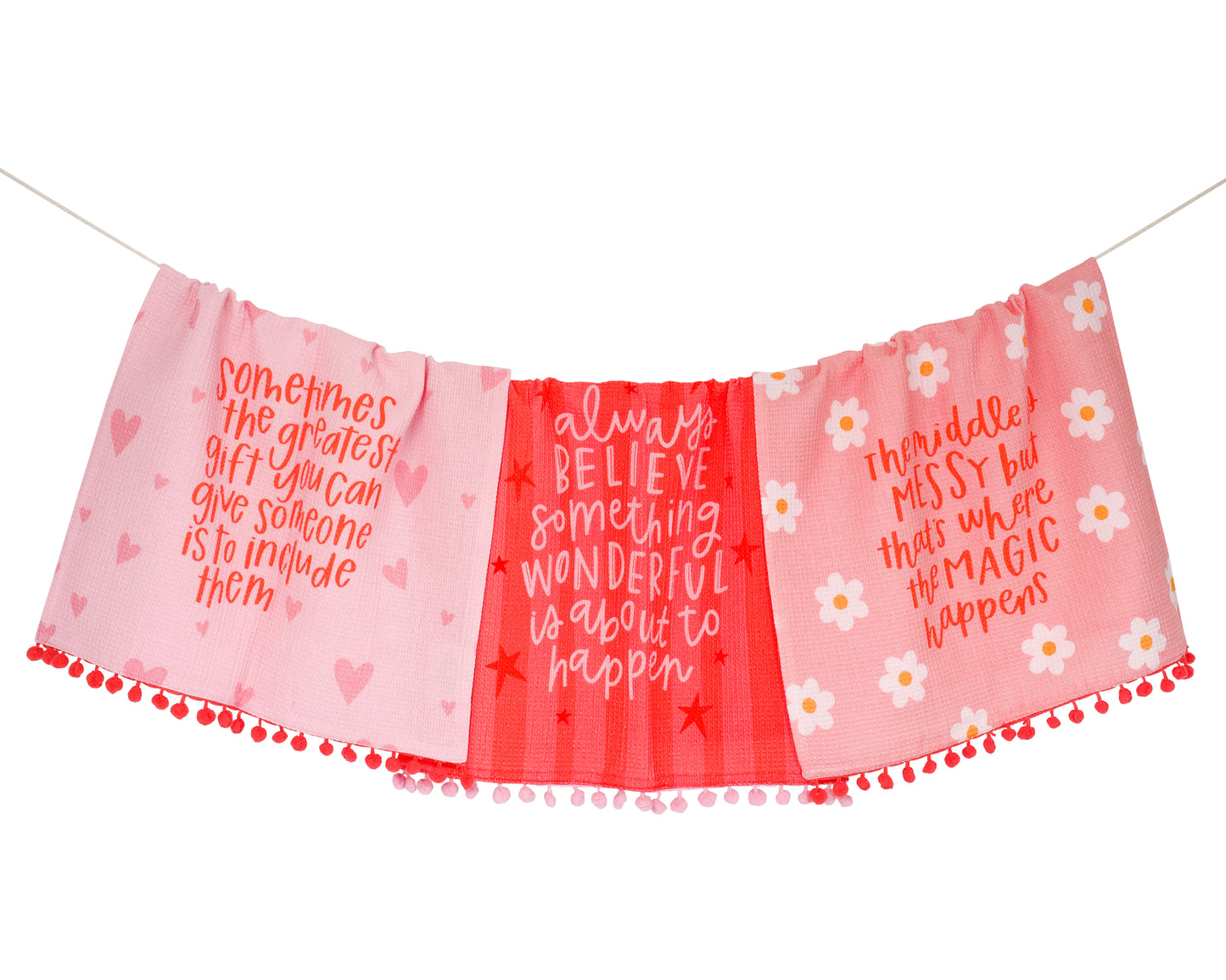 "Believe in Wonderful" Towel Set