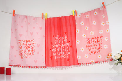 "Believe in Wonderful" Towel Set