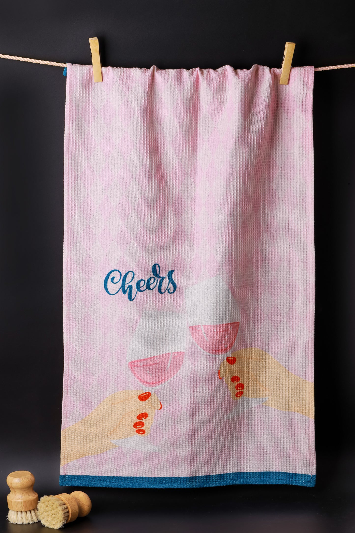 Cheers & Champagne Towel Set