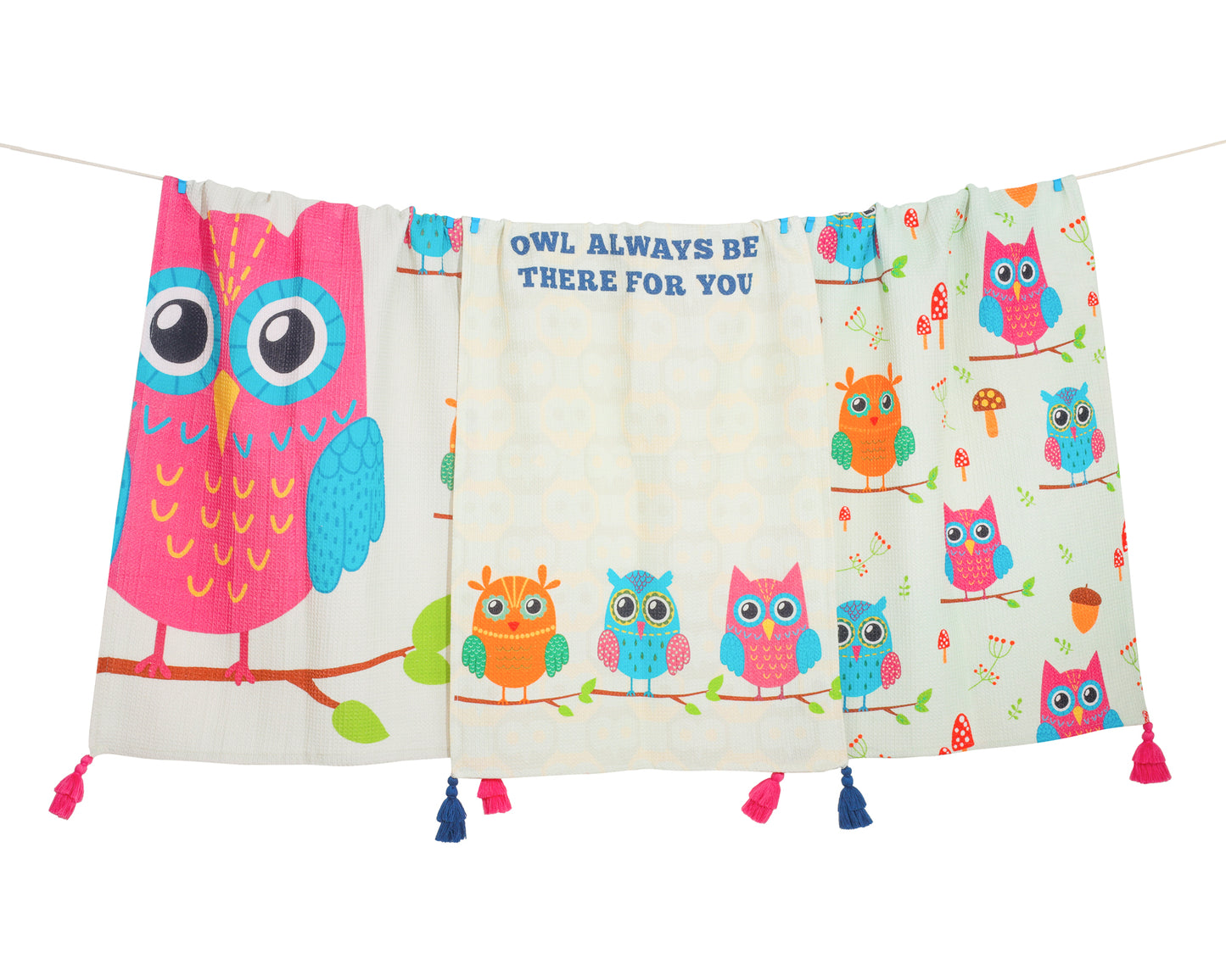 "Owl Always Be There" Towel Set