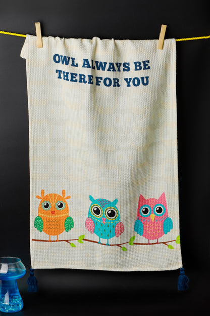 "Owl Always Be There" Towel Set
