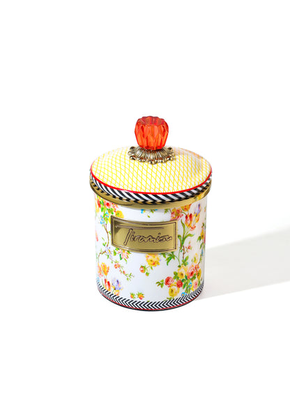 Tiramisu Floral Garden Decorative Kitchen Canister – Small
