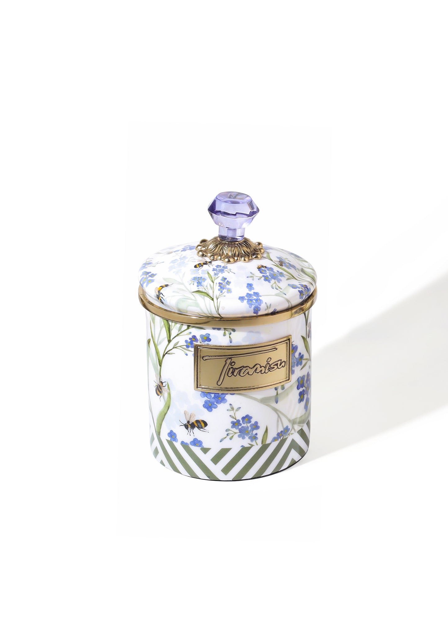 Tiramisu Bluebell Garden Decorative Kitchen Canister – Small