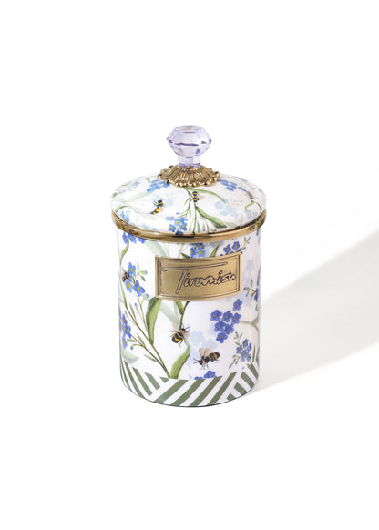 Tiramisu Bluebell Garden Decorative Kitchen Canister – Medium