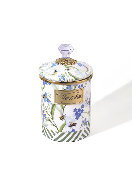 Tiramisu Bluebell Garden Decorative Kitchen Canister – Medium