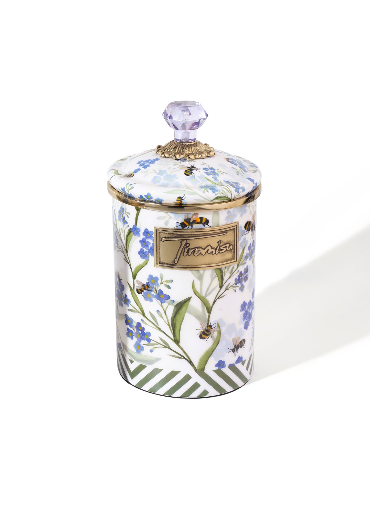 Tiramisu Bluebell Garden Decorative Kitchen Canister – Large