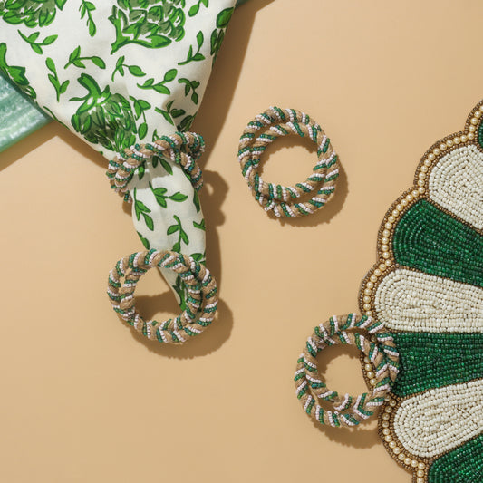 Serenity Swirl  Napkin Rings
