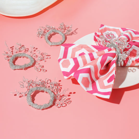 Frosted Briar Napkin Rings