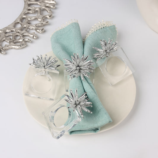 Lunar Burst Napkin Rings