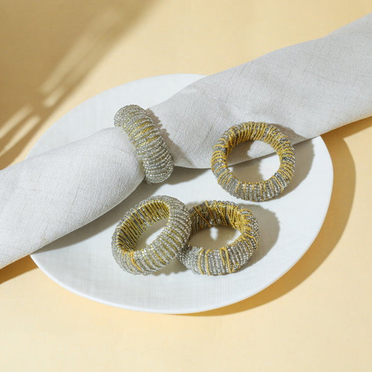 Gilded Halo Napkin Rings