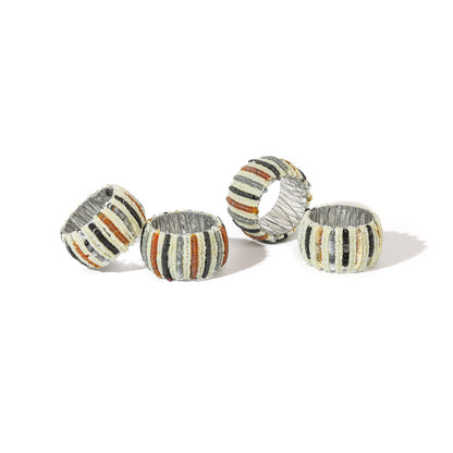 Tierra Striped Napkin Rings