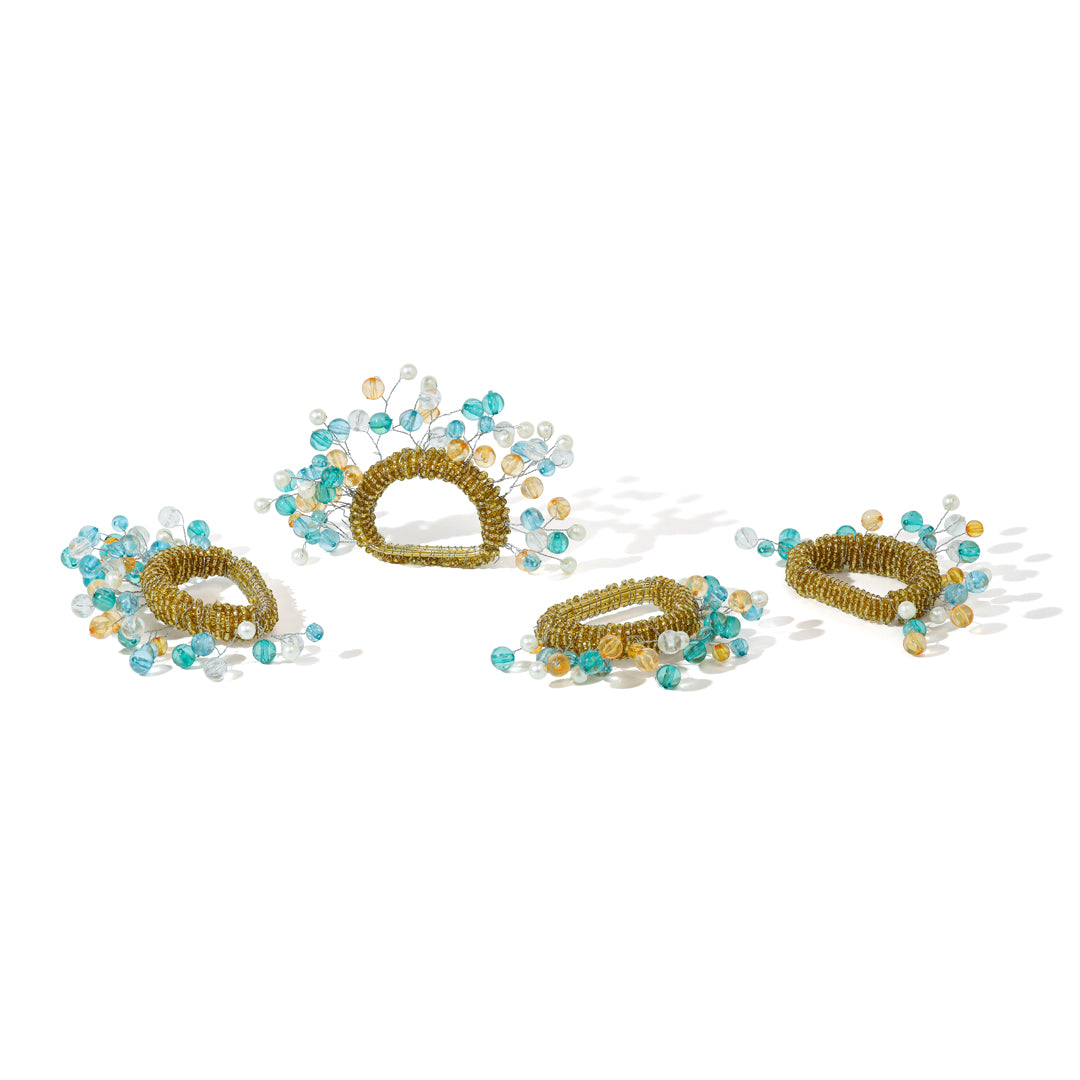 Mediterranean Harvest Napkin Rings (Set of 4)