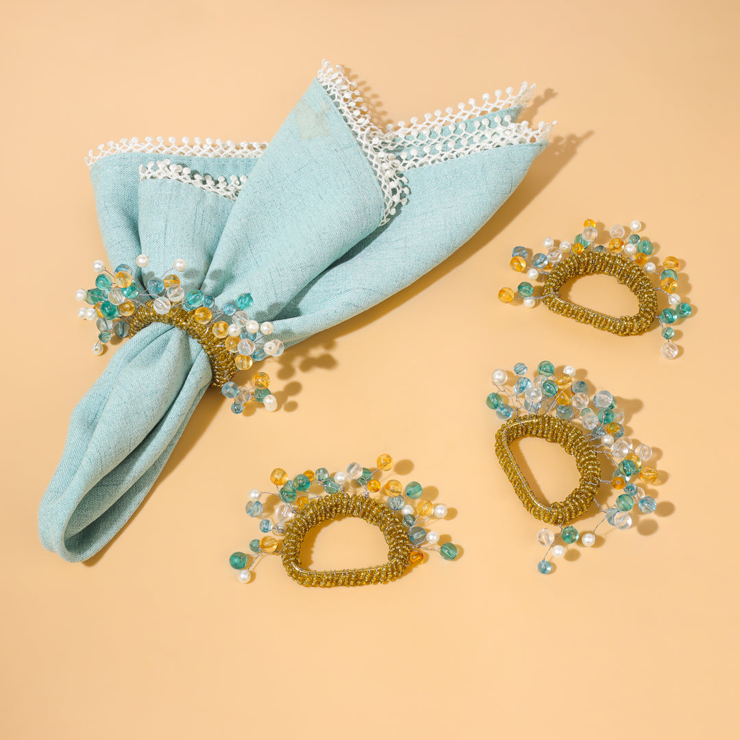Mediterranean Harvest Napkin Rings (Set of 4)