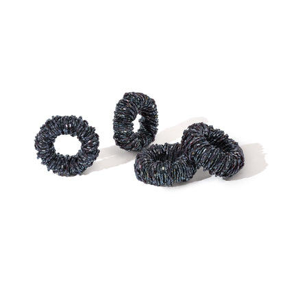 Iridescent Galaxy Weave Napkin Rings (Set of 4)
