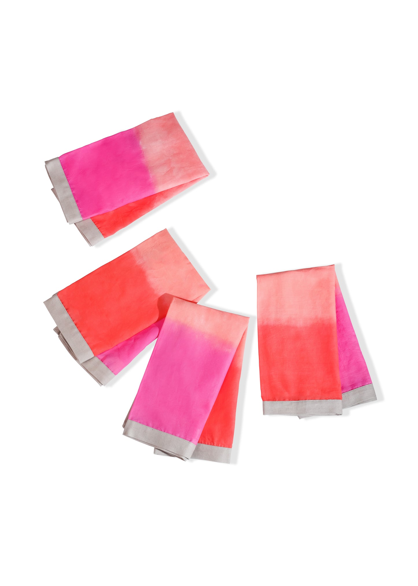 Tropical Sunrise Tie-Dye Napkin Set