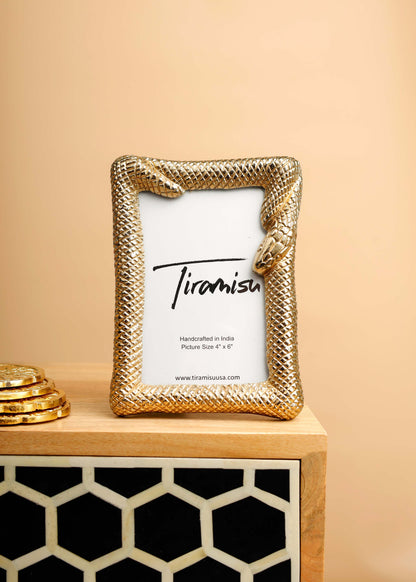 Serpentine Aluminum Picture Frame