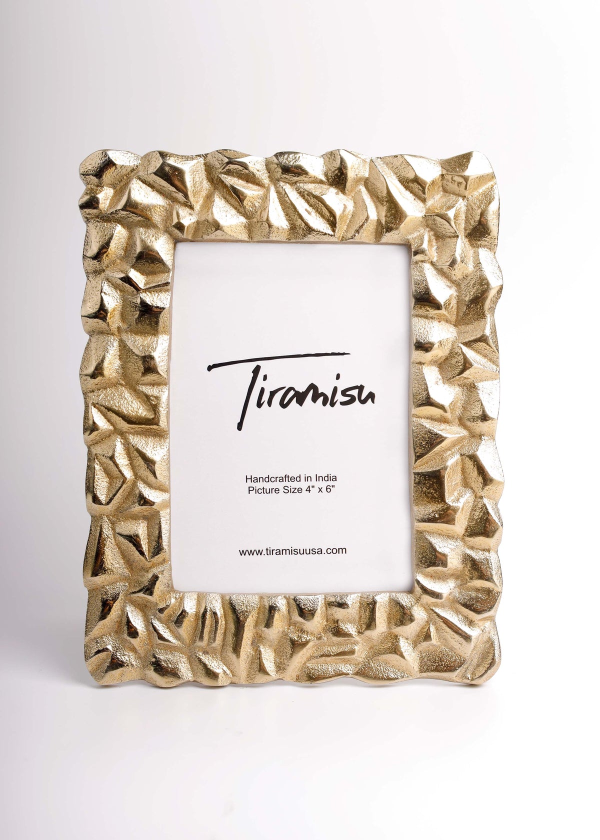 Faceted Aluminum Picture Frame
