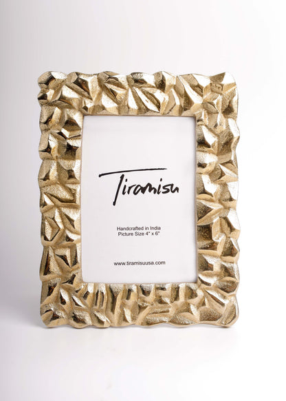 Faceted Aluminum Picture Frame