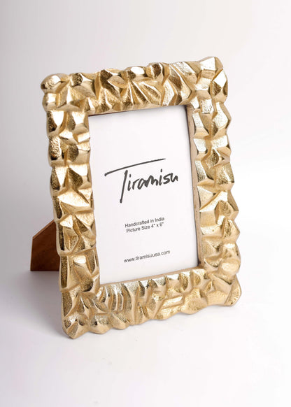 Faceted Aluminum Picture Frame