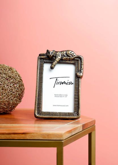 Leopard Aluminum Picture Frame