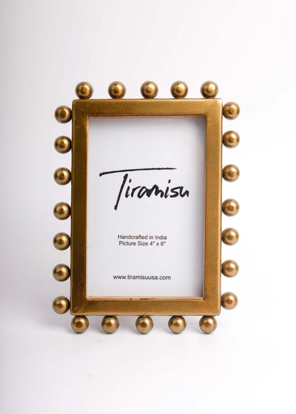 Beaded Edge Iron Picture Frame
