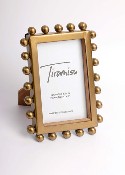 Beaded Edge Iron Picture Frame