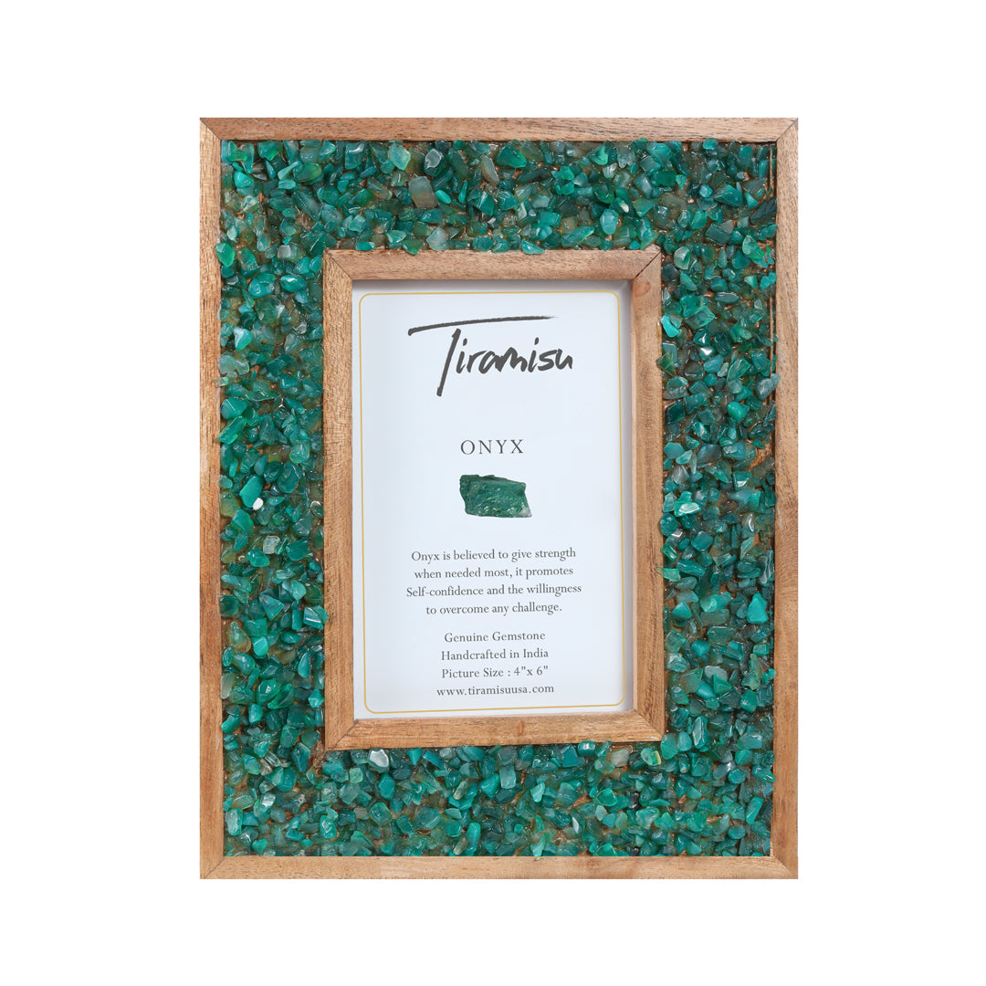 Tiramisu Sea of Green Green Onyx Picture Frame