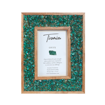 Tiramisu Sea of Green Green Onyx Picture Frame