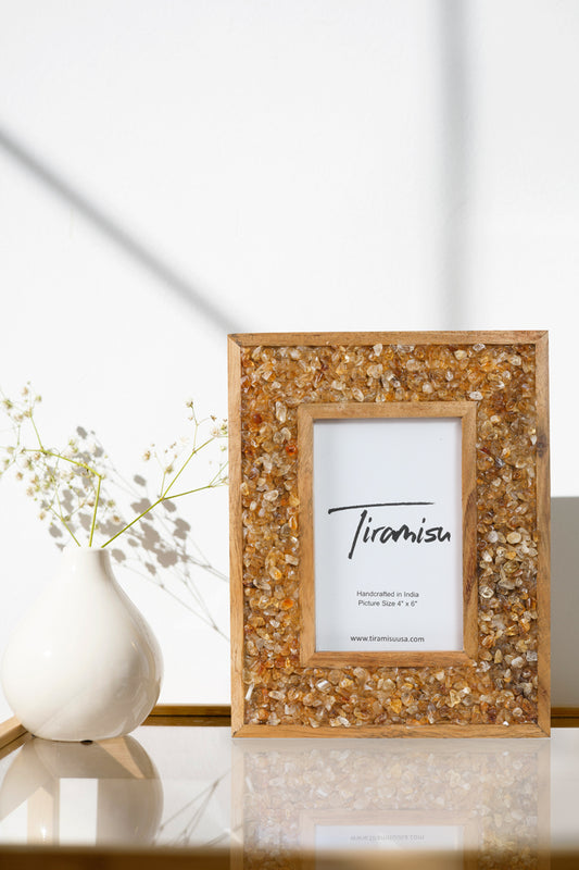 Tiramisu Sunshower Citrine Picture Frame