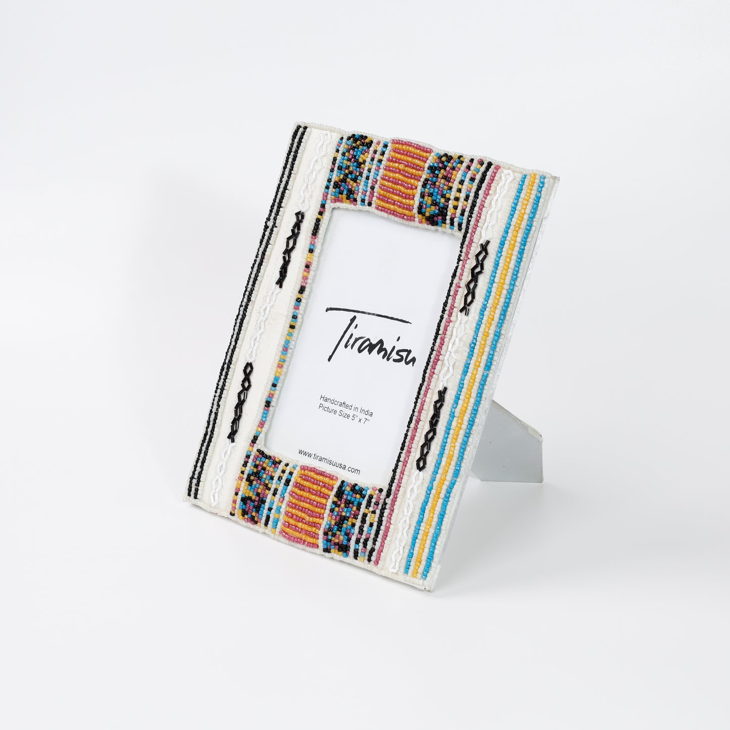 Tiramisu Monochrome Harmony Beaded 5 x 7 Picture Frame