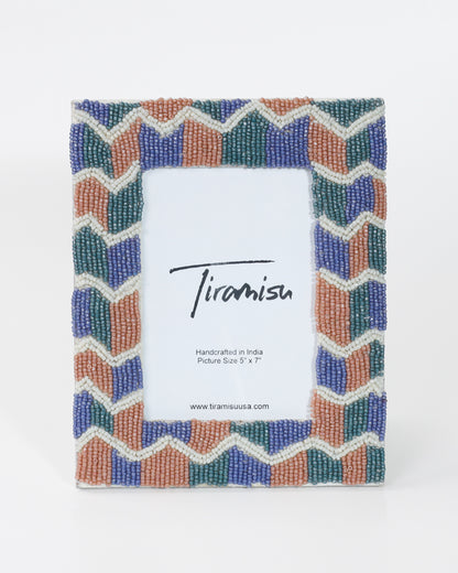 Tiramisu KaleidoCraft Beaded Memories 5 x 7 Picture Frame