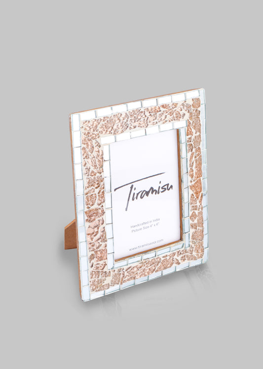 Silvered Sands Mosaic Picture Frame