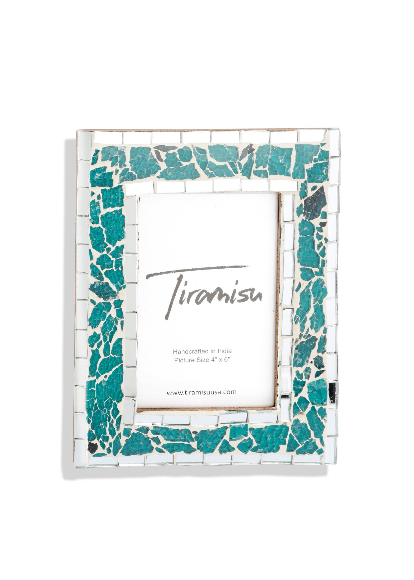 Azure Glaze Mosaic Picture Frame