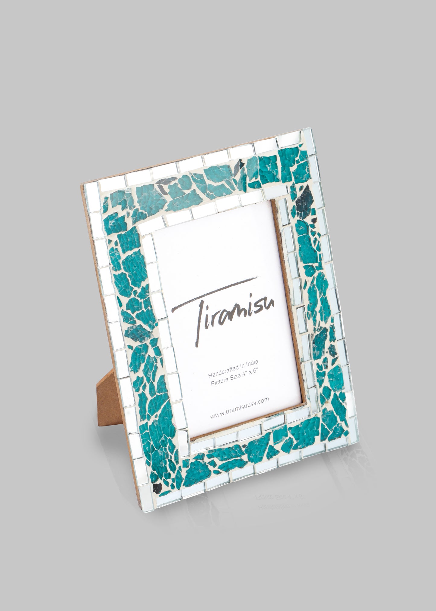 Azure Glaze Mosaic Picture Frame