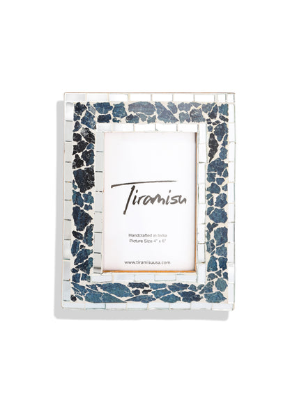 Midnight Tides Mosaic Picture Frame