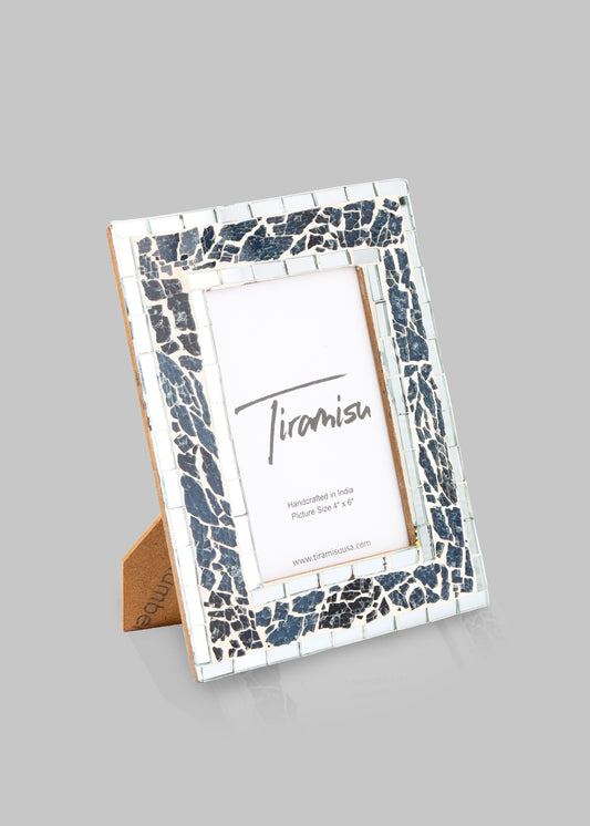 Midnight Tides Mosaic Picture Frame