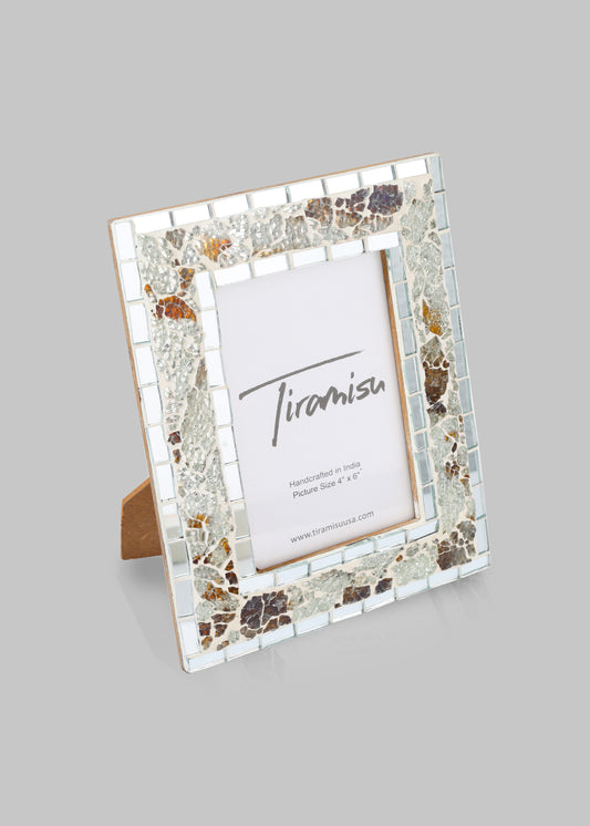 Earthstone Glimmer Mosaic Picture Frame