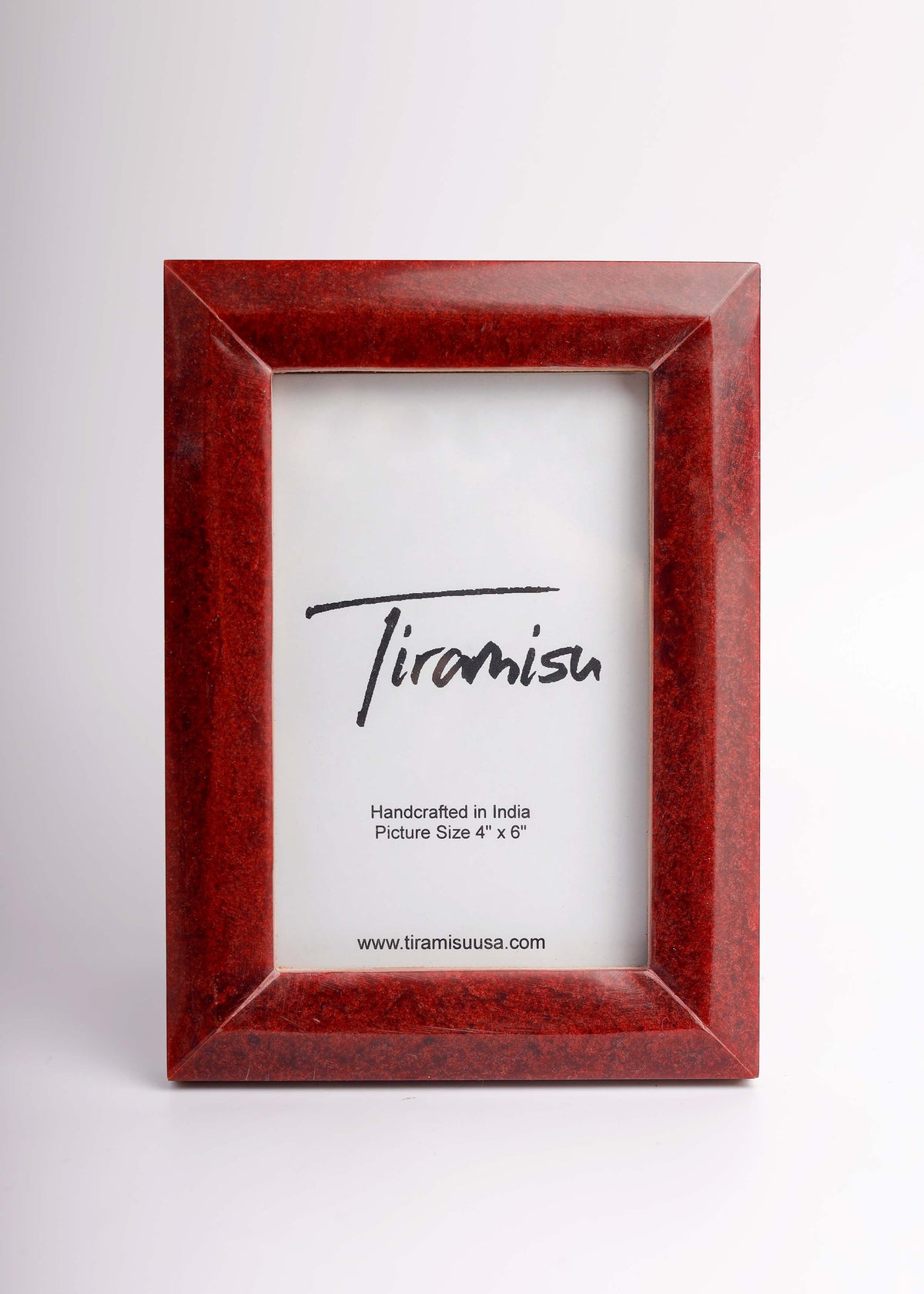 Crimson Luxe Resin Picture Frame